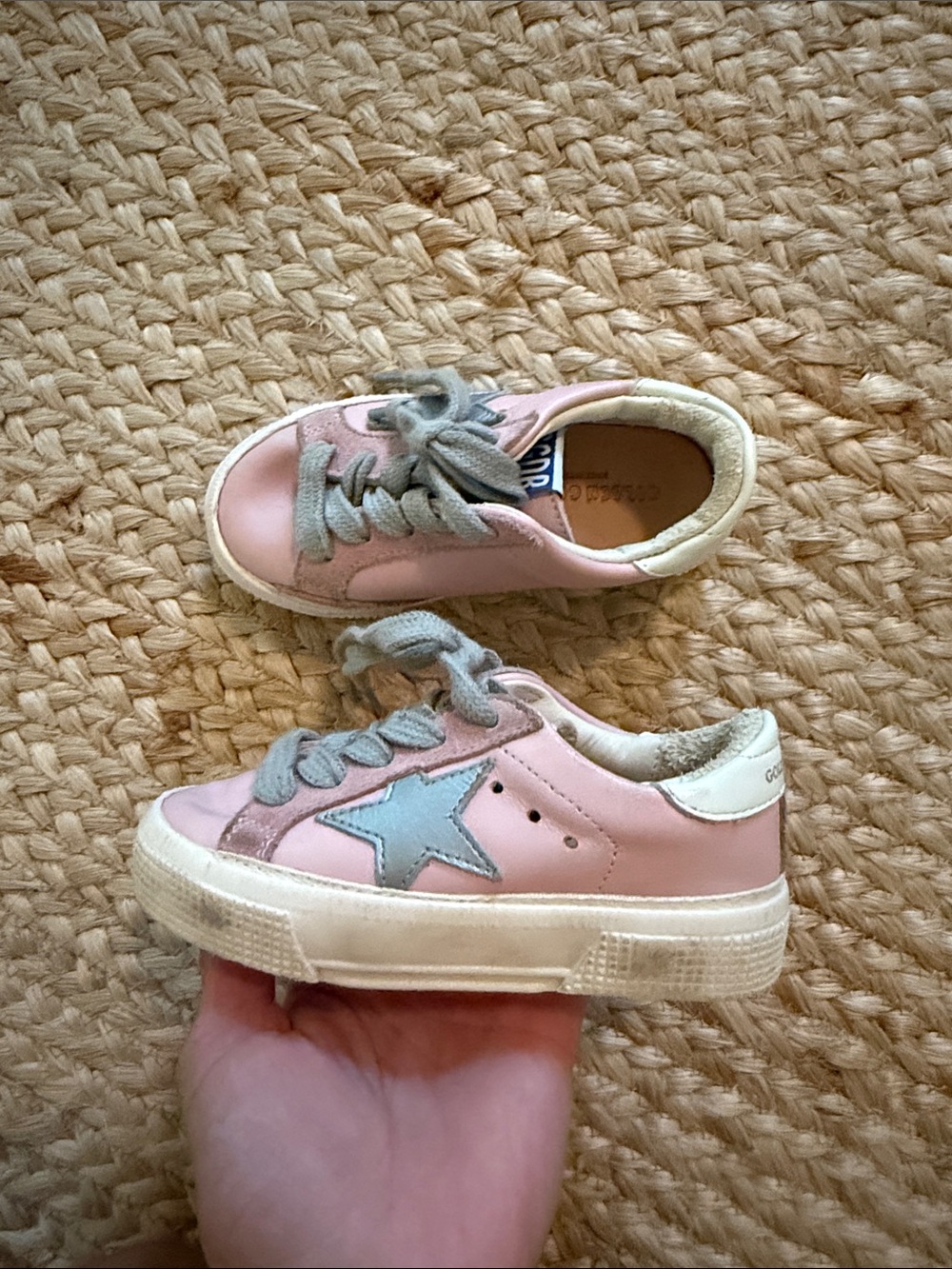 Toddler girl golden goose